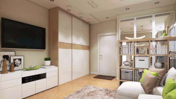 Стильный шкаф для однокомнатной квартиры в Серове